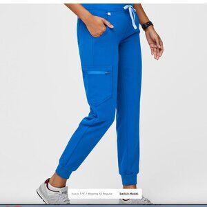 FIGS, Zamora Jogger Scrub Pants, Petite Small, Royal Blue
